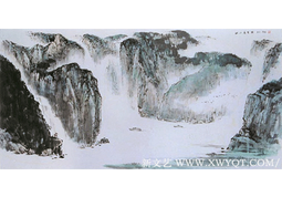 梁镇雄作品 《江山万里图》
